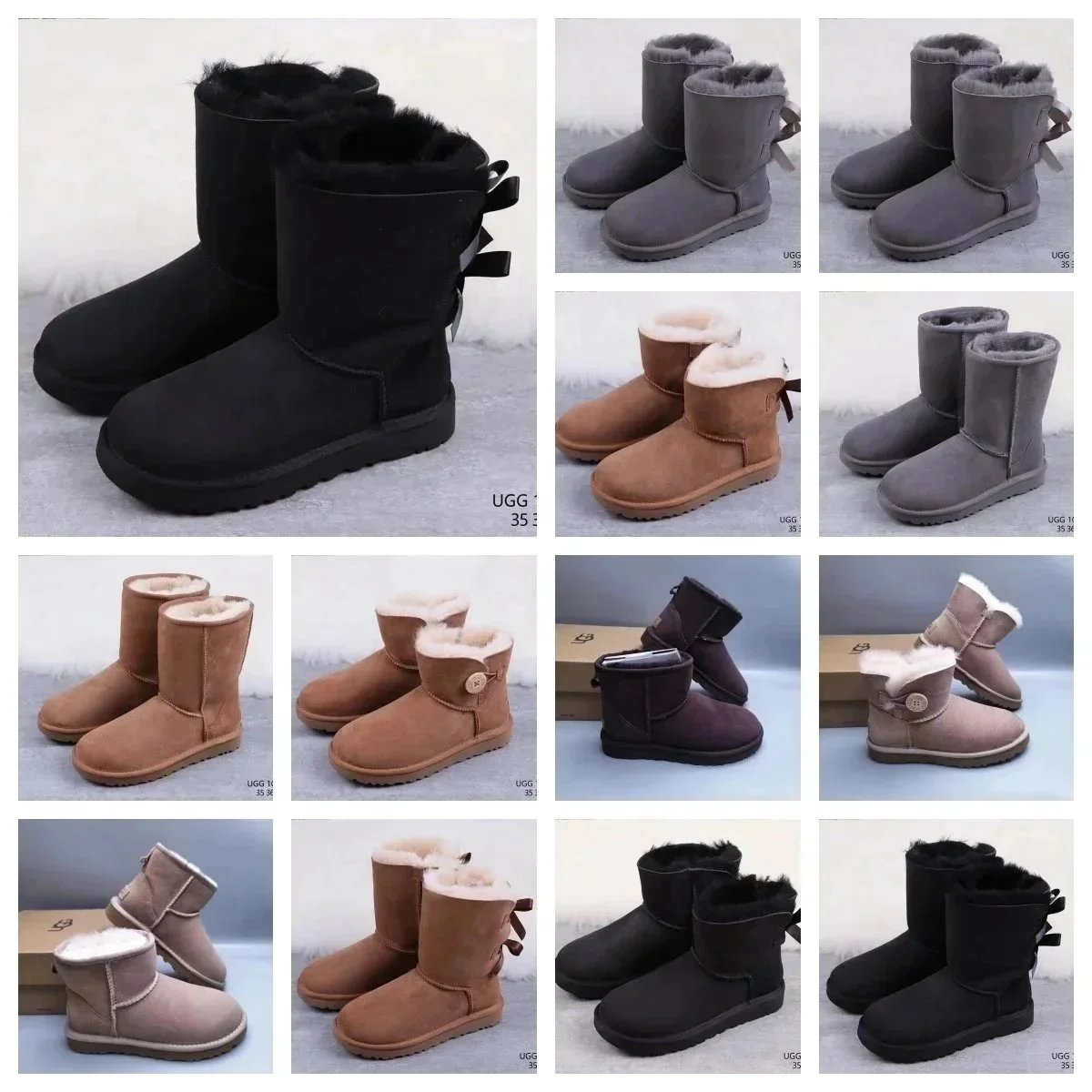 UGG Classic Mini Bailey Bow Boots [39 styles]