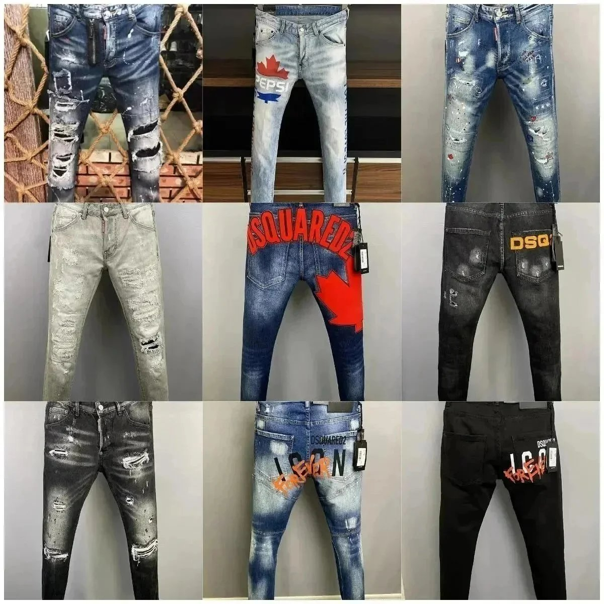 DSquared2 Icon Distressed Jeans [40 styles]