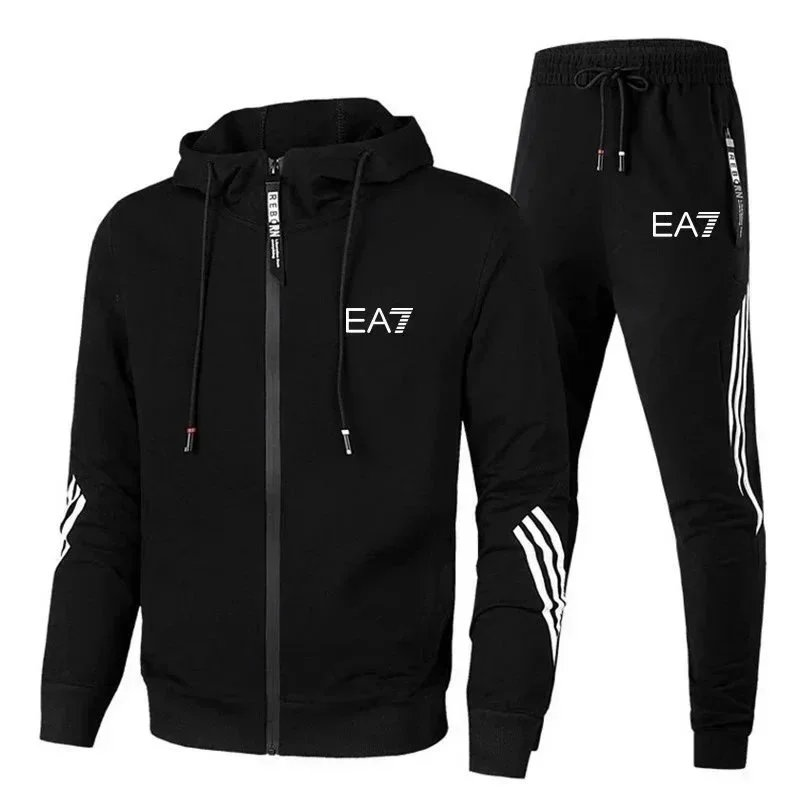 EA7 Emporio Armani Sportswear Hoodie and Jogger Pants Set [10 styles]